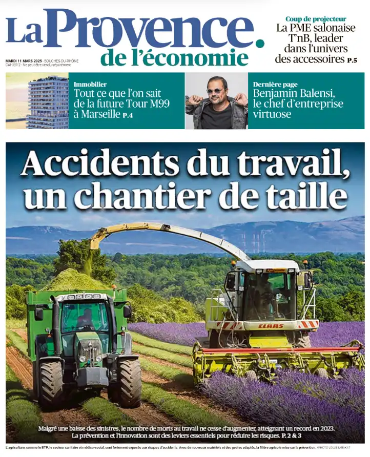La Provence - 11 mars 2025 - Accident du travail, un chantier de taille