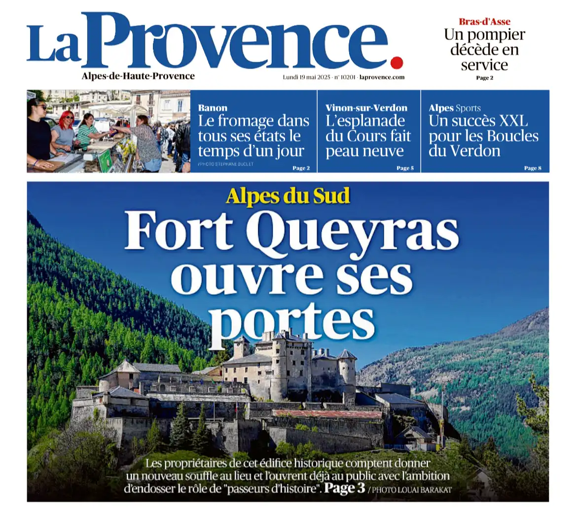 La Provence - 19 mai 2025 - Fort Queyras ouvre ses portes