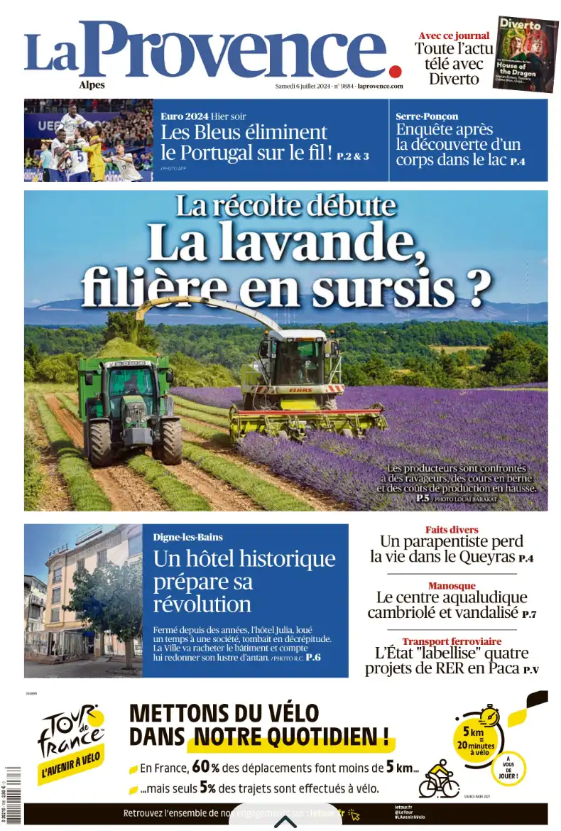La Provence - 6 juillet 2024 - La lavande, filière en sursis ?