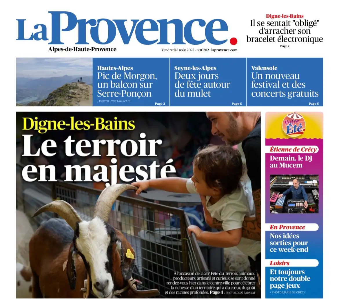 La Provence - 8 aout 2025 - Le terroir en majesté
