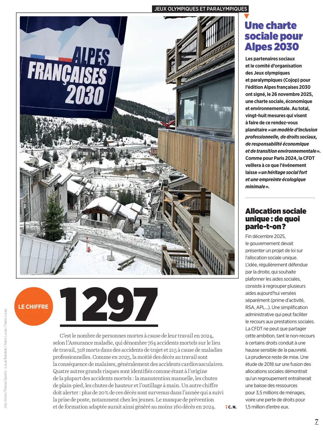 CFDT - 19 janvier 2026 - Jeux olympiques et paralympiques