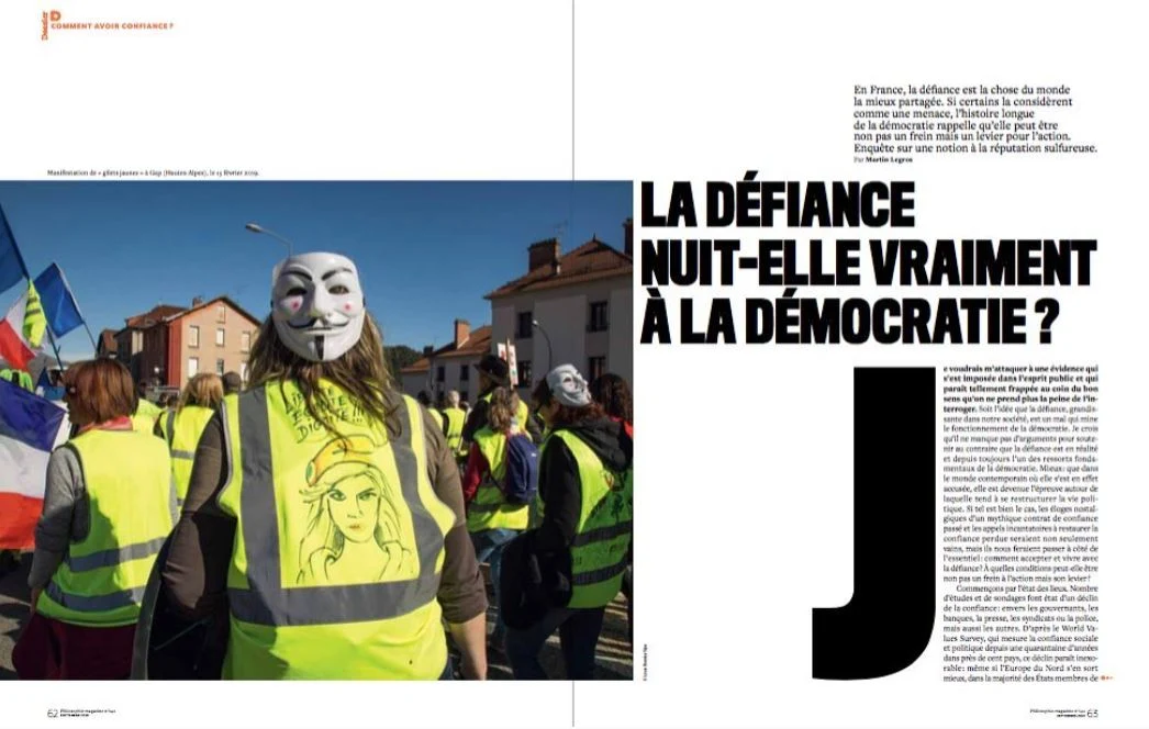 Philosophie Magazine - 19 août 2020 - La défiance nuit-elle vraiment à la démocratie ?